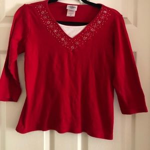 Pre-owned red blouse